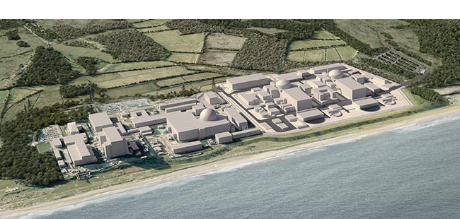 CGI of Sizewell C Site