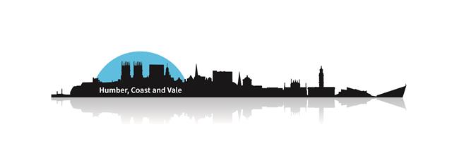 Humber, Coast and Vale Health and Care Partnership logo