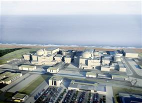 An CGI impression of what Hinkley Point C will look like once built