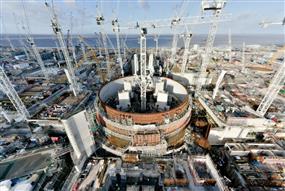 Aerial view of the reactor unit