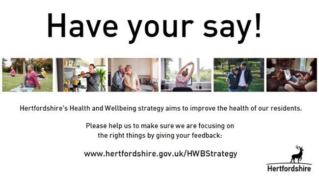 Take part in Herts CC's health survey 