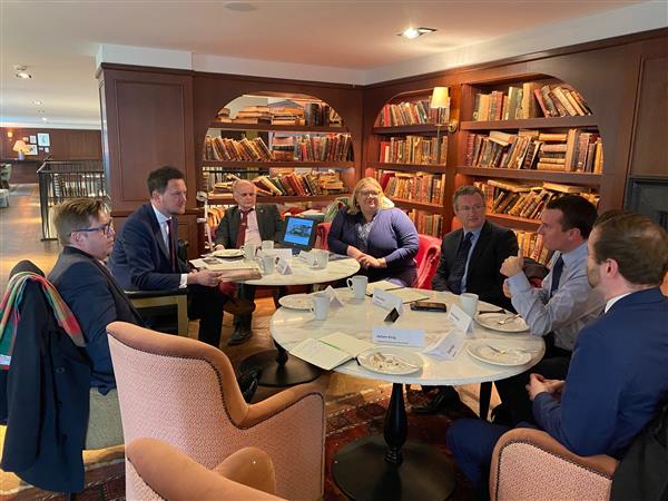 Stephen Morgan MP with regional representatives
